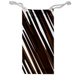 Black Brown And White Camo Streaks Jewelry Bags