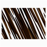 Black Brown And White Camo Streaks Large Glasses Cloth (2-Side)