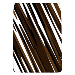 Black Brown And White Camo Streaks Flap Covers (s)  by TRENDYcouture
