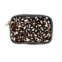 Black Brown And White Camo Streaks Coin Purse