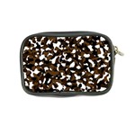 Black Brown And White camo streaks Coin Purse Back
