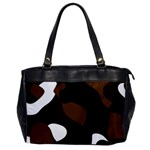 Black Brown And White Abstract 3 Office Handbags