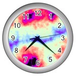 Calm Of The Storm Wall Clocks (Silver) 