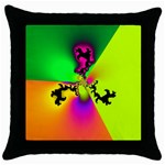 Creation Of Color Throw Pillow Case (Black)