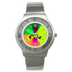 Creation Of Color Stainless Steel Watch