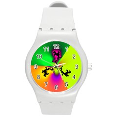 Creation Of Color Round Plastic Sport Watch (m) by TRENDYcouture