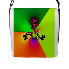 Creation Of Color Flap Messenger Bag (l)  by TRENDYcouture