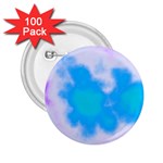 Blue And Purple Clouds 2.25  Buttons (100 pack) 