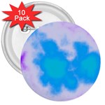 Blue And Purple Clouds 3  Buttons (10 pack) 