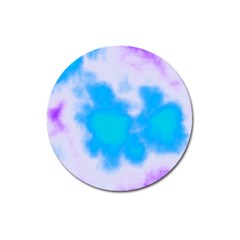 Blue And Purple Clouds Magnet 3  (round) by TRENDYcouture