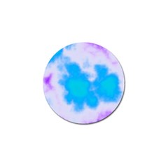 Blue And Purple Clouds Golf Ball Marker by TRENDYcouture