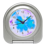 Blue And Purple Clouds Travel Alarm Clocks