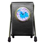 Blue And Purple Clouds Pen Holder Desk Clocks