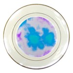 Blue And Purple Clouds Porcelain Plates