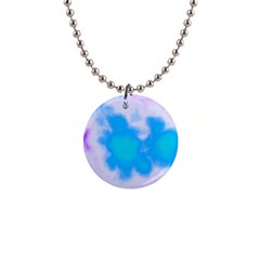 Blue And Purple Clouds Button Necklaces by TRENDYcouture