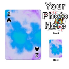 Blue And Purple Clouds Playing Cards 54 Designs  by TRENDYcouture