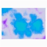 Blue And Purple Clouds Large Glasses Cloth