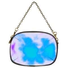 Blue And Purple Clouds Chain Purses (two Sides)  by TRENDYcouture