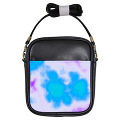 Blue And Purple Clouds Girls Sling Bags by TRENDYcouture