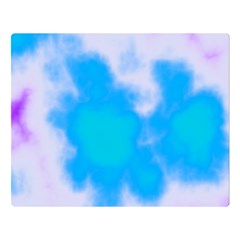 Blue And Purple Clouds Double Sided Flano Blanket (large)  by TRENDYcouture