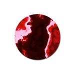 crimson sky Magnet 3  (Round)