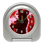 crimson sky Travel Alarm Clocks