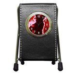 crimson sky Pen Holder Desk Clocks