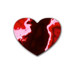 Crimson Sky Heart Coaster (4 Pack)  by TRENDYcouture