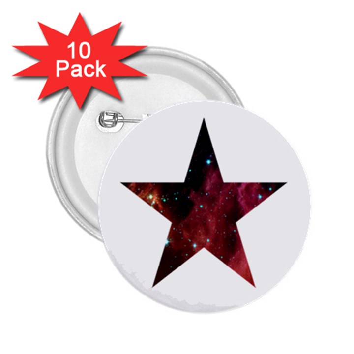 Star 2.25  Buttons (10 pack) 