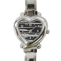 Gray Camouflage Heart Italian Charm Watch by TRENDYcouture