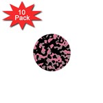 Kitty Camo 1  Mini Buttons (10 pack) 
