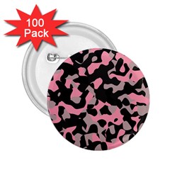 Kitty Camo 2 25  Buttons (100 Pack)  by TRENDYcouture