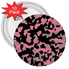 Kitty Camo 3  Buttons (10 Pack)  by TRENDYcouture