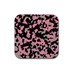 Kitty Camo Rubber Coaster (square)  by TRENDYcouture
