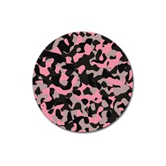 Kitty Camo Magnet 3  (round) by TRENDYcouture