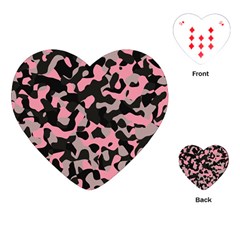 Kitty Camo Playing Cards (heart)  by TRENDYcouture