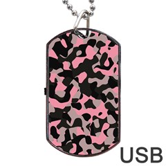 Kitty Camo Dog Tag Usb Flash (one Side) by TRENDYcouture