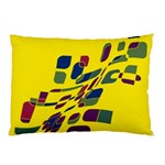 Yellow abstraction Pillow Case (Two Sides) Front