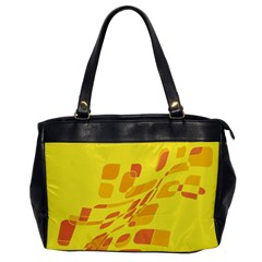 Yellow Abstraction Office Handbags