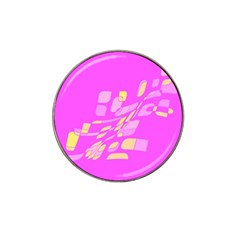 Pink Abstraction Hat Clip Ball Marker (10 Pack) by Valentinaart