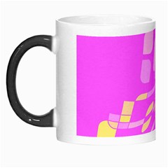 Pink Abstraction Morph Mugs by Valentinaart
