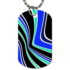 Colors Of 70 s Dog Tag (one Side) by Valentinaart