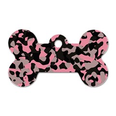 Kitty Camo Dog Tag Bone (two Sides)