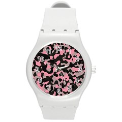 Kitty Camo Round Plastic Sport Watch (m)