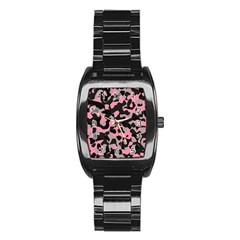 Kitty Camo Stainless Steel Barrel Watch