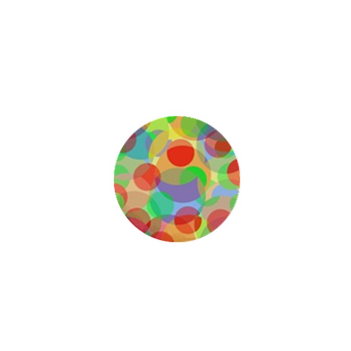 Colorful circles 1  Mini Magnets