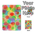 Colorful circles Multi-purpose Cards (Rectangle)  Front 23