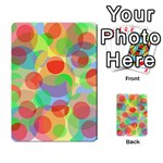Colorful circles Multi-purpose Cards (Rectangle)  Back 3