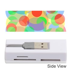 Colorful Circles Memory Card Reader (stick)  by Valentinaart