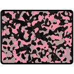 Kitty Camo Double Sided Fleece Blanket (Large) 